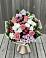 Букет цветов из: Альстромерии, Гвоздики, Розы и Хризантемы в Мглине