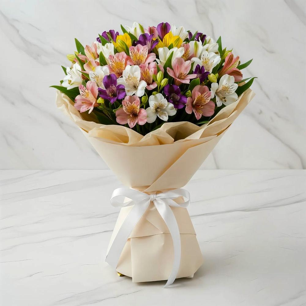 Букет цветов из: Альстромерии в Мглине