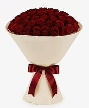 Букет 101 Бордовая роза Блэк Бакарра в Мглине