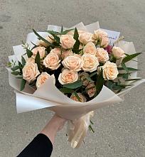 Букет Кремовые розы Латте в Мглине