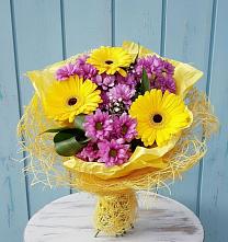 Букет цветов из:  Хризантемы и Герберы в Мглине