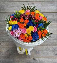 Букет цветов из:  Розы и Хризантемы в Мглине