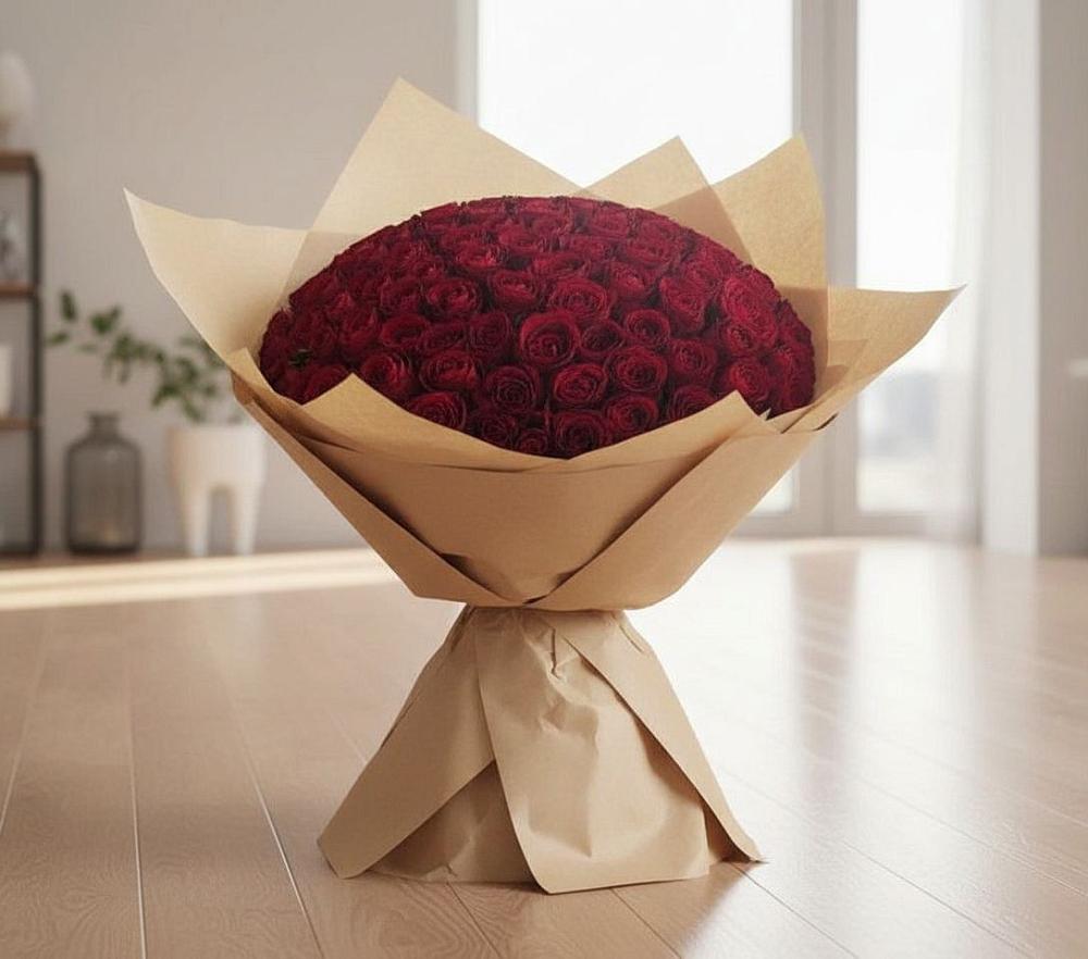 Букет 101 Красная роза в Мглине