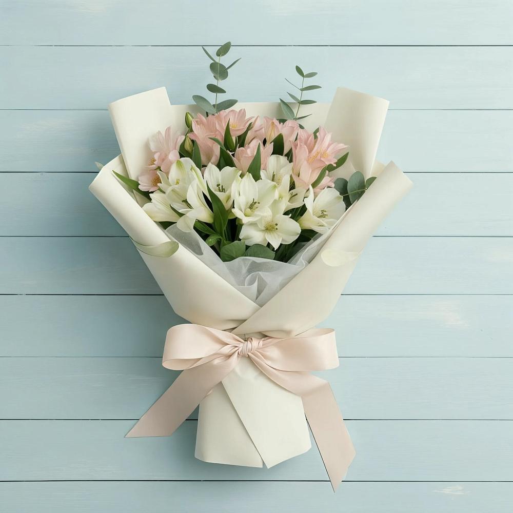 Букет цветов из: Альстромерии в Мглине