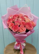 Букет 15 Розовых роз Равель в Мглине