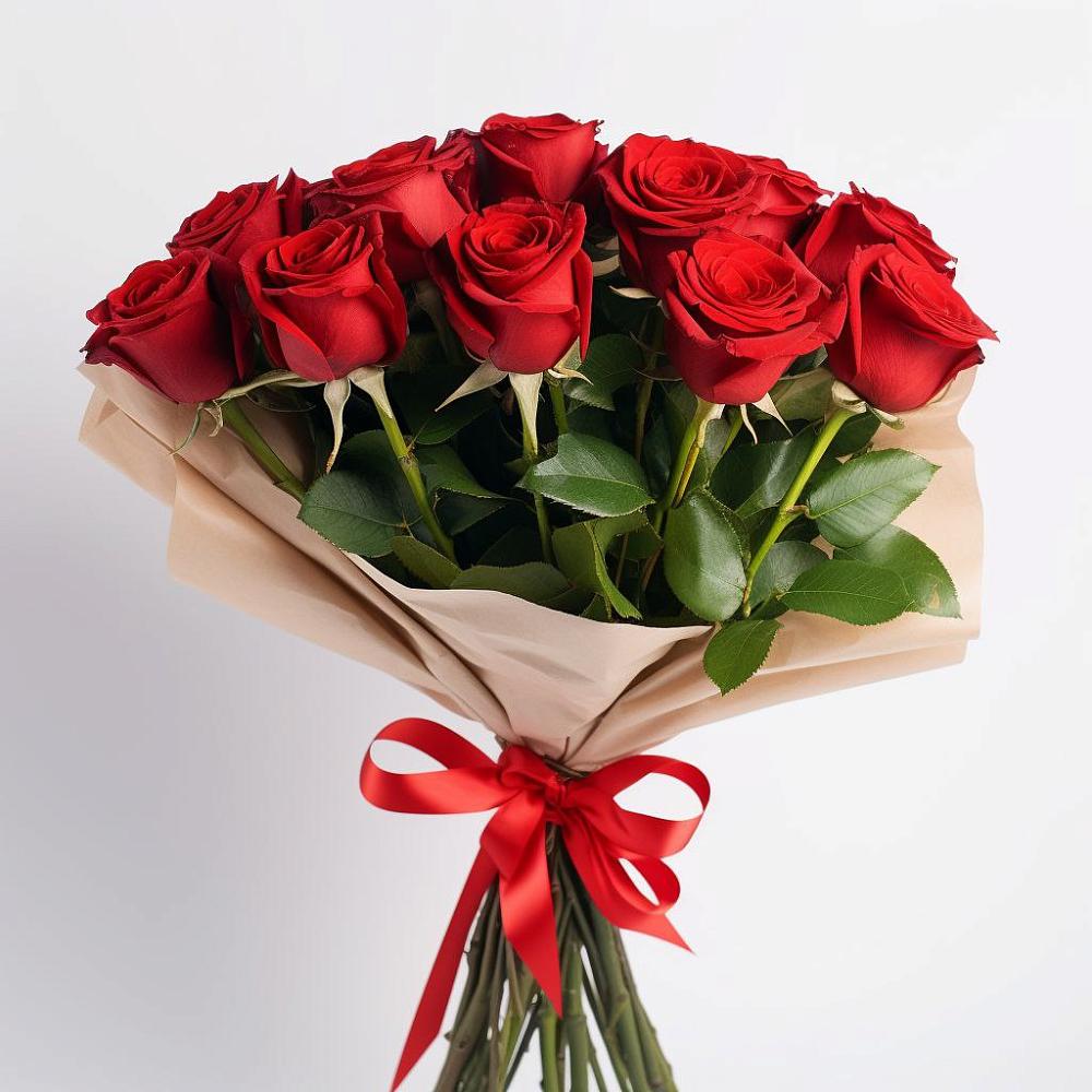 Букет 11 Красных роз Эдлесс Лав в Мглине