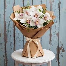 Букет цветов из:  Орхидеи и Розы #REPLACE_PRED# Мглине